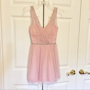 NWT Blush Pink Short Prom Dress